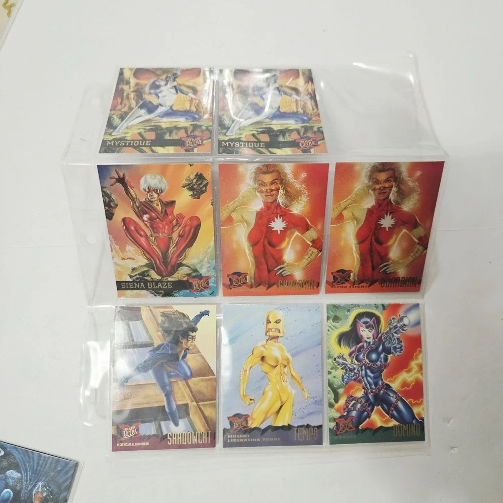Marvel + DC Card Collection Lot Marvel Masterpieces, X-Men, Batman,